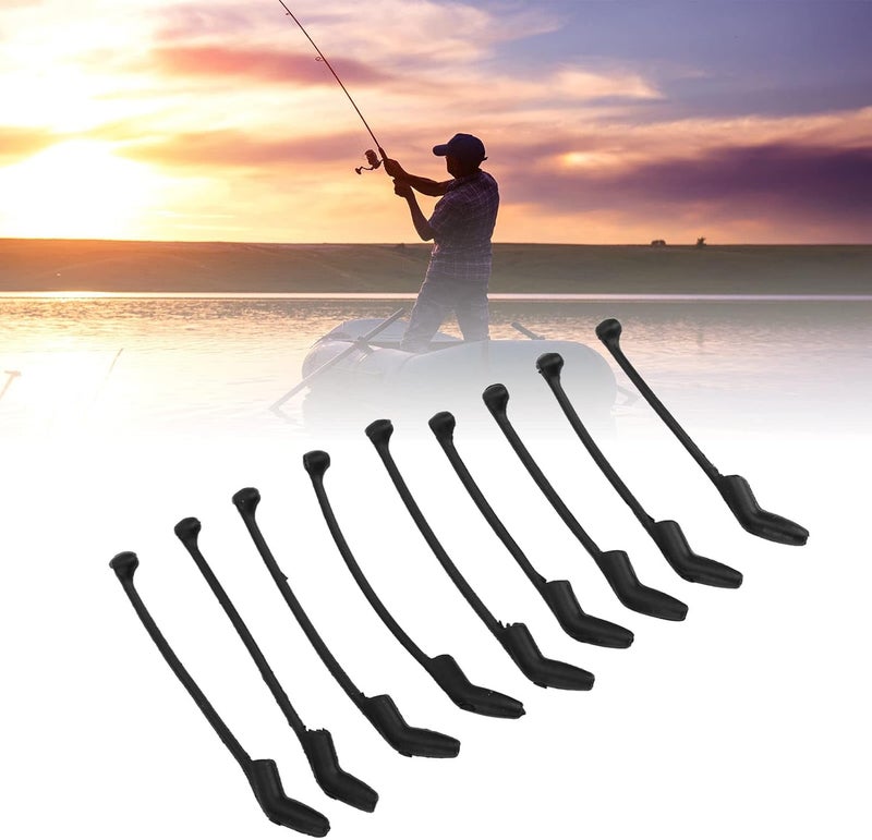 woobles Fishing Hooks Rubber Sleeves, 40pcs Anti Rigs Sleeves Fishhook, Non Slip D Rig Carp Hooks Sleeves for Outdoor Fishing, Fishing Tackle Accessories Tools - Image 5